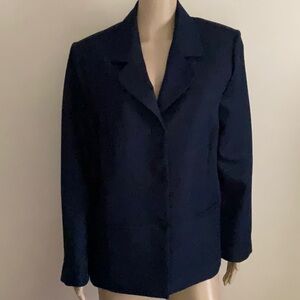 Vintage Alfred Dunner Women’s Blazer Navy Blue